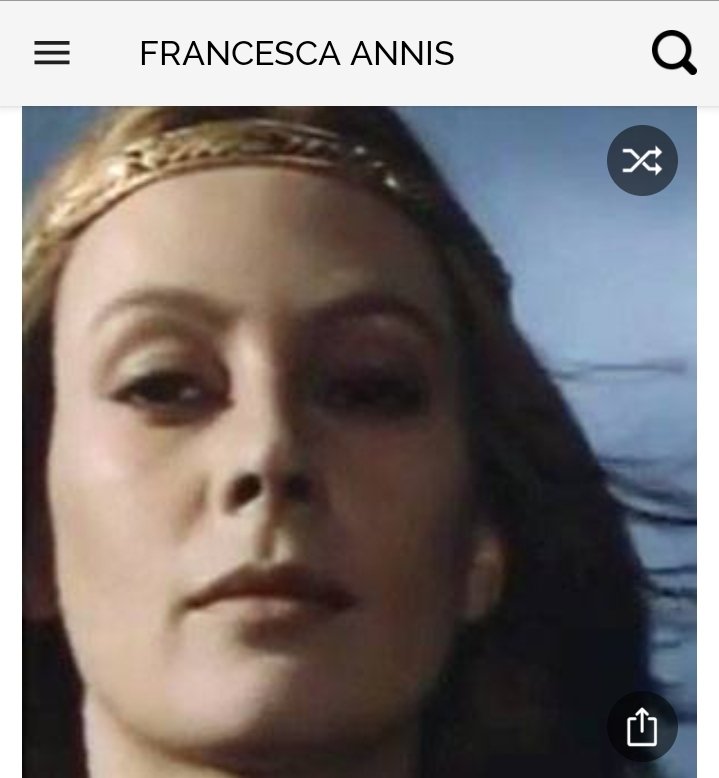 Happy birthday to this great actress.  Happy birthday to Francesca Annis 