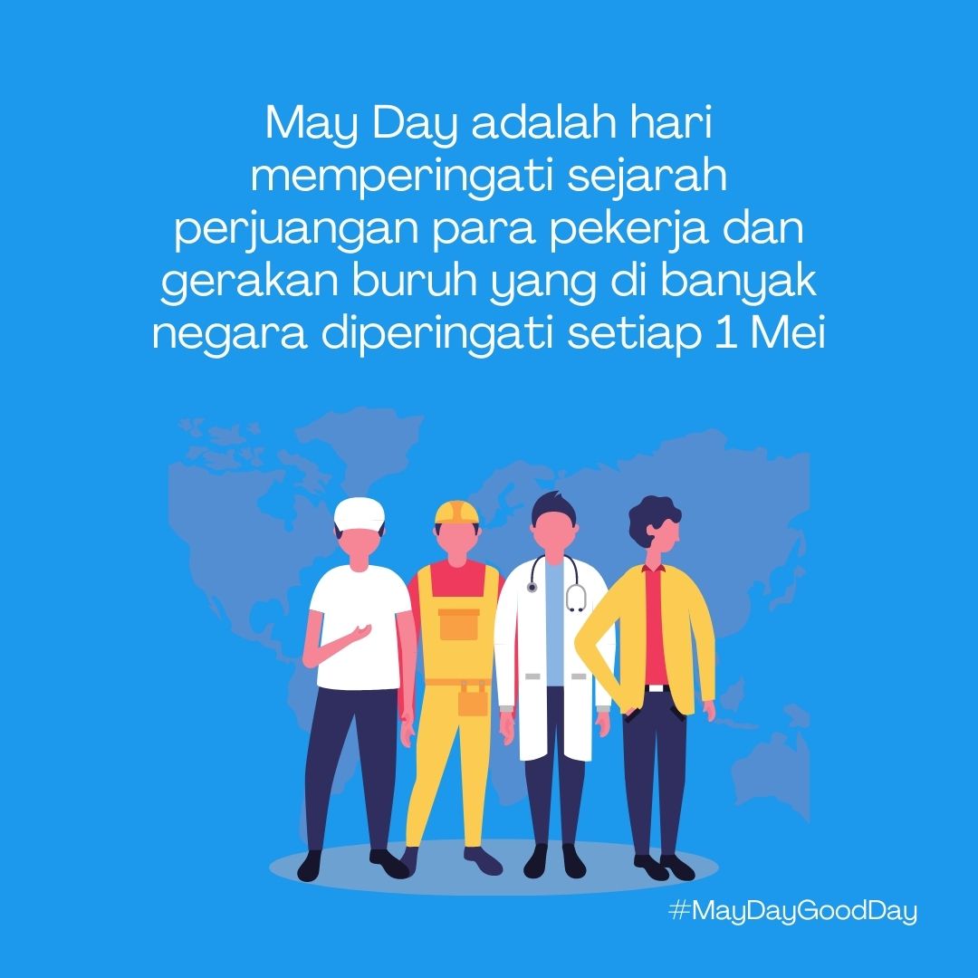 kepalRp's tweet photo. May Day adalah hari memperingati sejarah perjuangan para pekerja dan gerakan buruh yang di banyak negara diperingati setiap 1 Mei. #maydaygoodday #maydaytetapprokes  mayday fiesta GBK https://t.co/Wkt4FcPmj7
