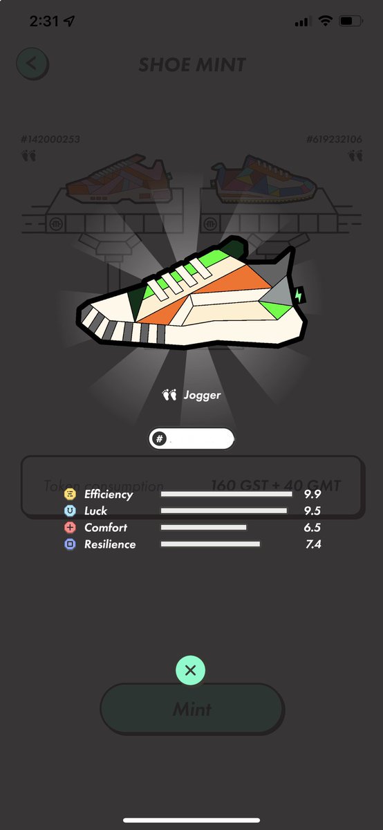 NoremacRaps's tweet photo. First mint @Stepnofficial lesssss go!! https://t.co/62YctNwUcI