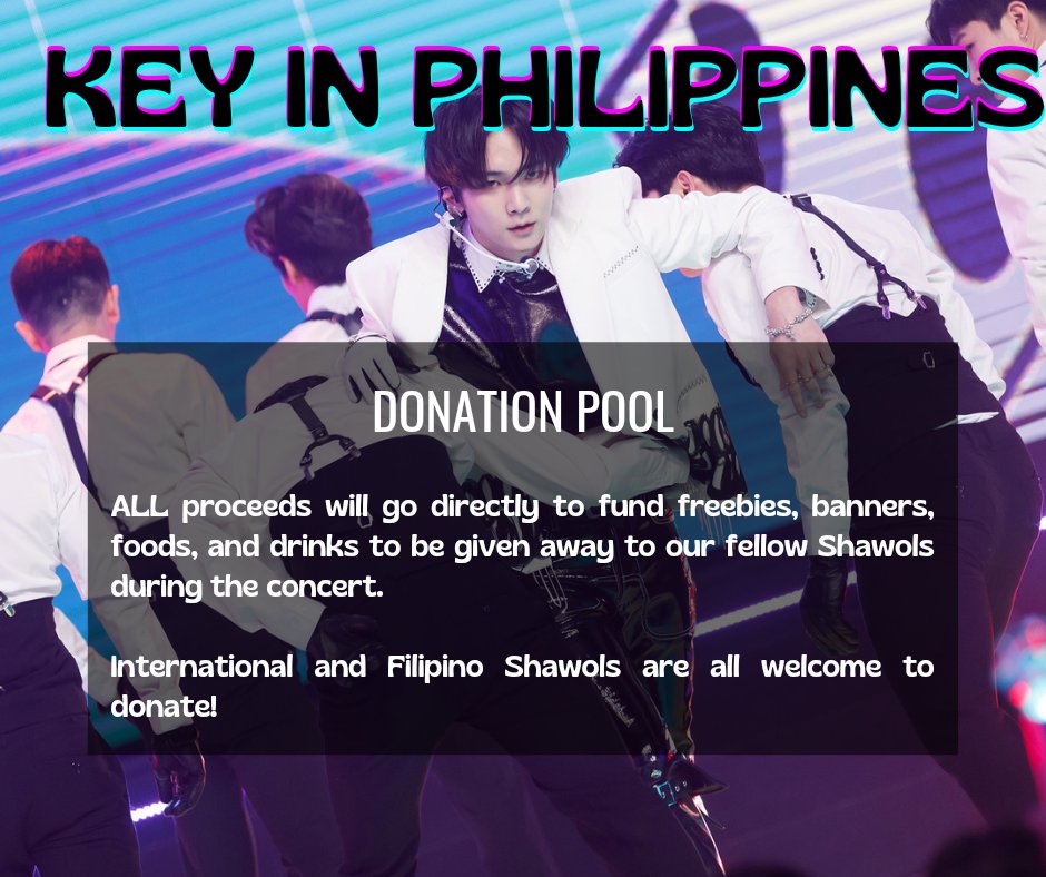 shawolacademyph's tweet photo. #KEY in Philippines Donation Pool! PLS RT 🇵🇭

📌 ALL proceeds will go directly to fund freebies, banners, foods, and drinks to be given away to our fellow Shawols during the concert.

All Shawols are welcome to donate!
🌏 Paypal: https://t.co/NQUKVPf0It
Gcash: Send us a dm! https://t.co/KRQZqrJccw