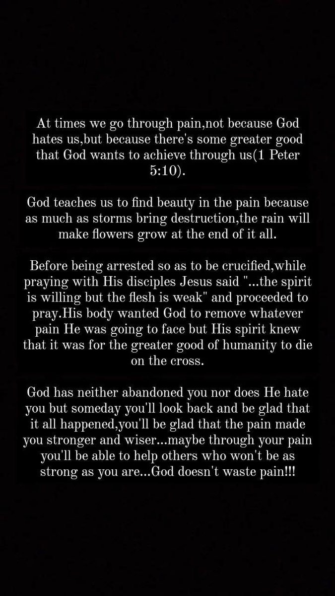 navywere's tweet photo. God doesn't waste pain https://t.co/h6dHcUx9Le
