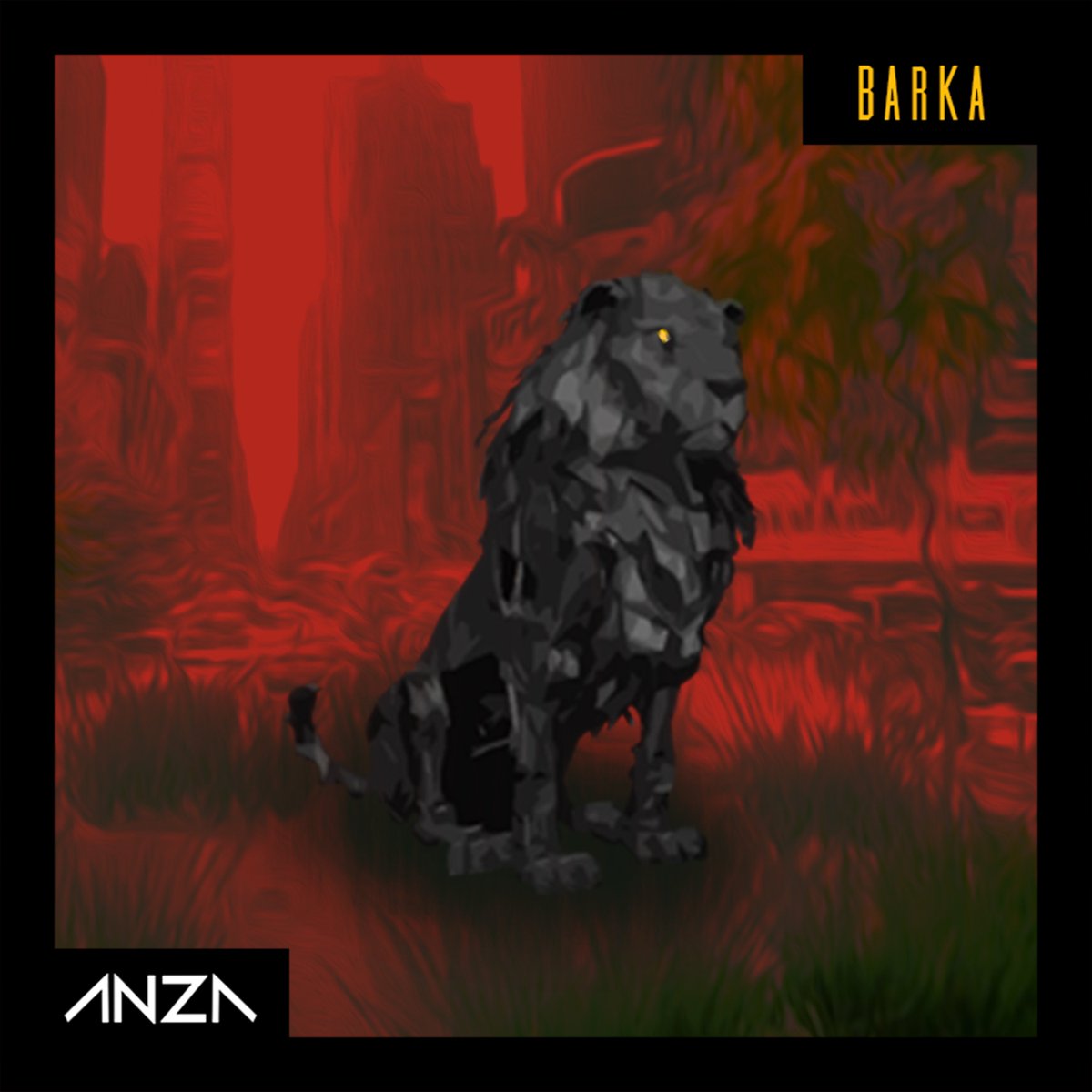 gr3atfulred's tweet photo. BARKA 🦁 | Cover art for the talented producer @AnzaBeats. A dystopian world dominated by a metallic beast. “BARKA” was the first cover art in a series I designed for ANZA. 🎒
#musicdesign #photoshop https://t.co/DEwMsND4kL
