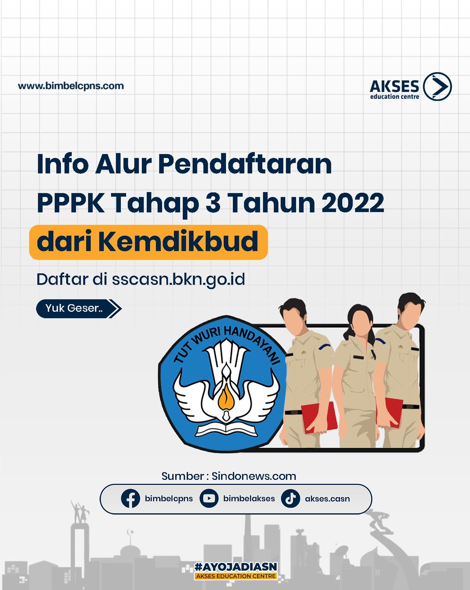 bimbel_cpns's tweet photo. Kabar Terbaru PPPK tahap 3 dari Kemendikbud
#kemendikbud #pppk2022 #pppktahap3 #pppk https://t.co/phryWhQqnO