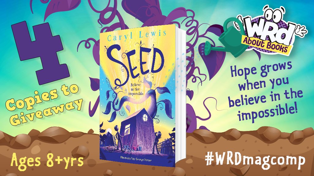 WRDmag's tweet photo. We have 4 joyful copies of #Seed by Caryl Lewis
✏️@georgermos to give away!
For the chance to join Marty, his Grandad, best friend Gracie and ONE magical 'birthday present' seed on an impossible adventure, RT/Flw by May 20th
#WRDMagComp 
@MacmillanKidsUK https://t.co/NIIvqChDWs