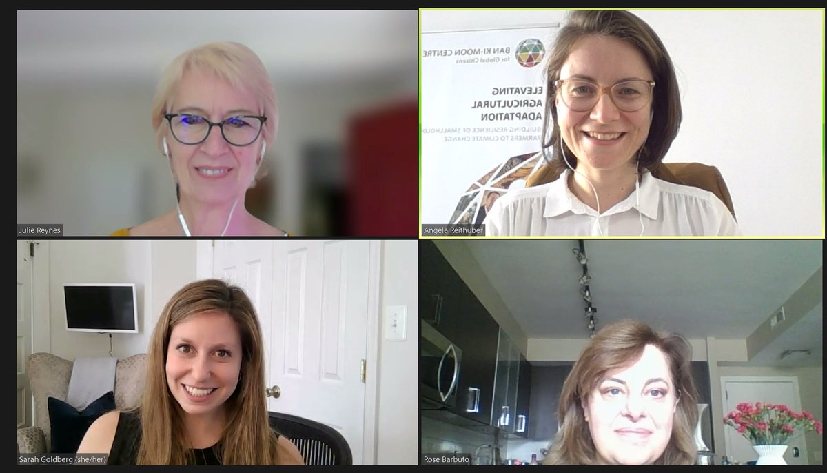 bankimoon_org's tweet photo. Program Manager @AngelaReithuber had a great conversation with @FoundationFAR COO @JulieReynes8 &amp; her team about the importance of accelerating innovation to fill research gaps in #AgriculturalAdaptation 🌽, addressing food security challenges &amp; fostering global cooperation. https://t.co/eqRzf0TrWa