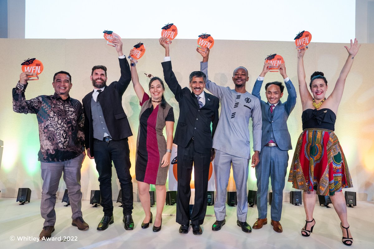 forumleuser's tweet photo. As a winner of the 2022 @WhitleyAwards , Dedy Yansyah flew to London to attend the first in-person WFN event in three years. Together with Whitley Award winners across the globe, Dedy had the opportunity to share and exchange conservation experiences and knowledge. https://t.co/rlilZXaial