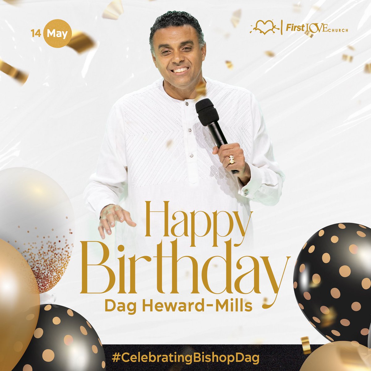 Happy Birthday to our amazing Pastor, Teacher, Evangelist, Apostle and Prophet!

Thank you for constantly inspiring and leading us to take steps of faith.

Prophet we love you and we are GRATEFUL! 

#CelebratingBishopDag 
#ProphetsBirthdayWKND
#ThankYouBishopDag