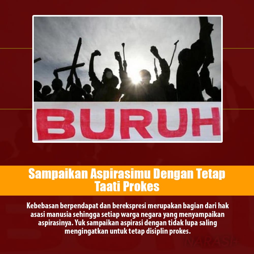MargasariP's tweet photo. Demonstrasi adalah kegiatan yang dilakukan oleh seorang atau lebih untuk mengeluarkan pendapat atau pikiran dengan lisan ataupun tulisan. Tetap Jaga Prokes saat sampaikan Aspirasimu ya

#SampaikanDenganTertib
Unras Tetap Prokes https://t.co/tdoQRDclXM