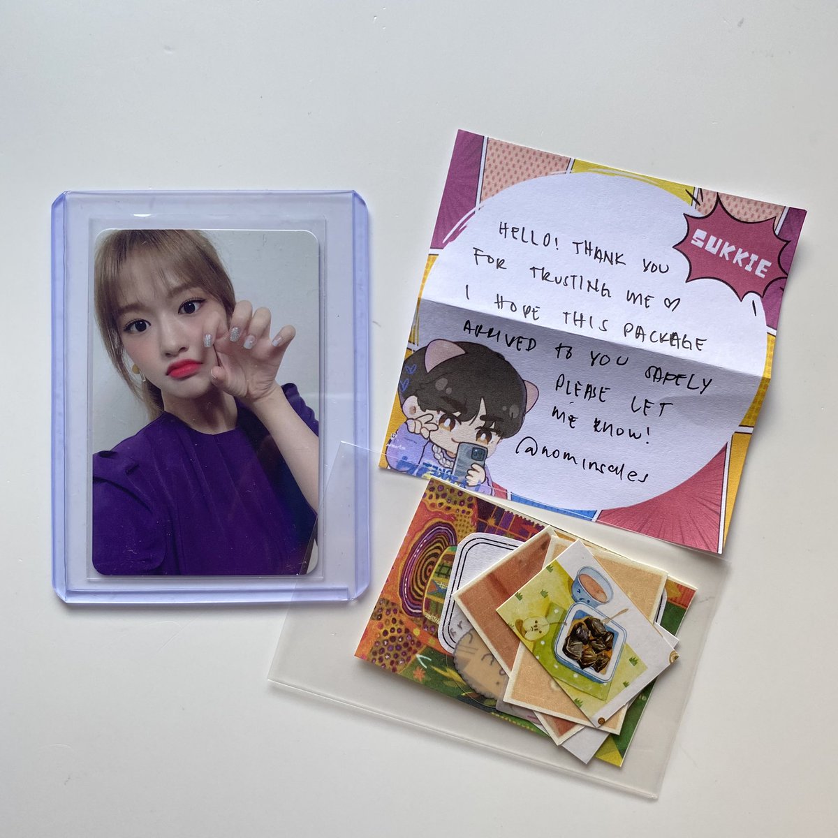 yoshiboocart's tweet photo. ꒰ 💌 from @nominsales ~♡ ꒱

✎ — yey my yujin rawr arrived na ang bilis 😆 thank you so much!

✿· #ikuybuys | #SCSales_feedback ·✿ https://t.co/9wByvvqG8g