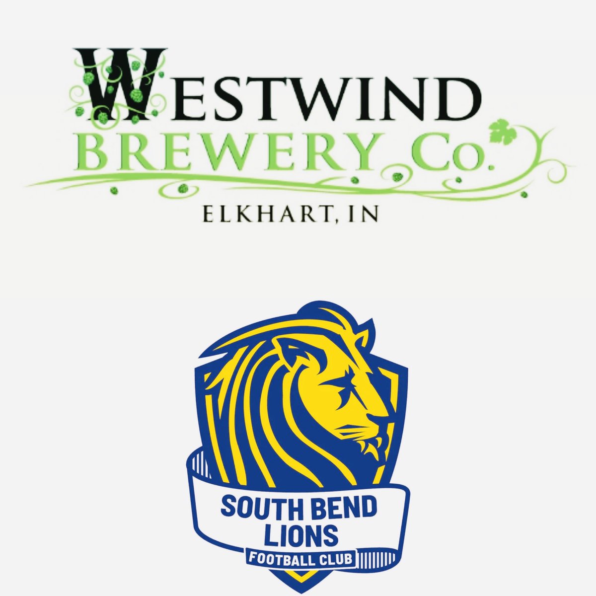 westwindbrewery's tweet photo. Westwind Brewery Co: Official 2022 Sponsor for the South Bend Lions 🦁Let’s Go!! 🍺⚽️

#soccer
#westwindbreweryco 
#wwb
#alwaysshareyourbrew 
#southbendlions https://t.co/bvun8LAe2V