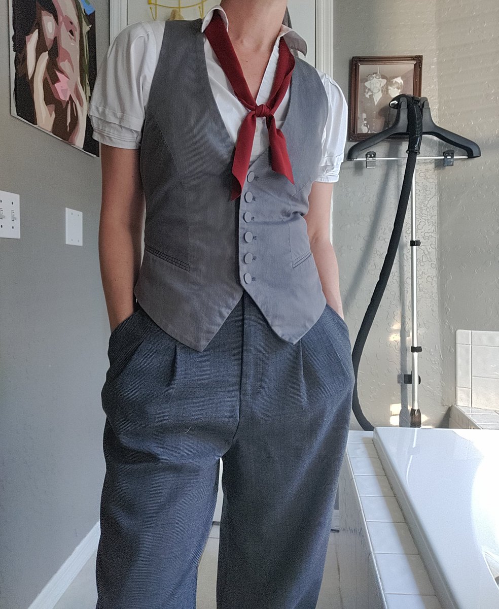 melimade's tweet photo. Closet cosplay of The Widow Bonnet. Artist, unapologetic badass, played especially well by @ClaudiaODoherty #ofmd https://t.co/u063PzRqEB
