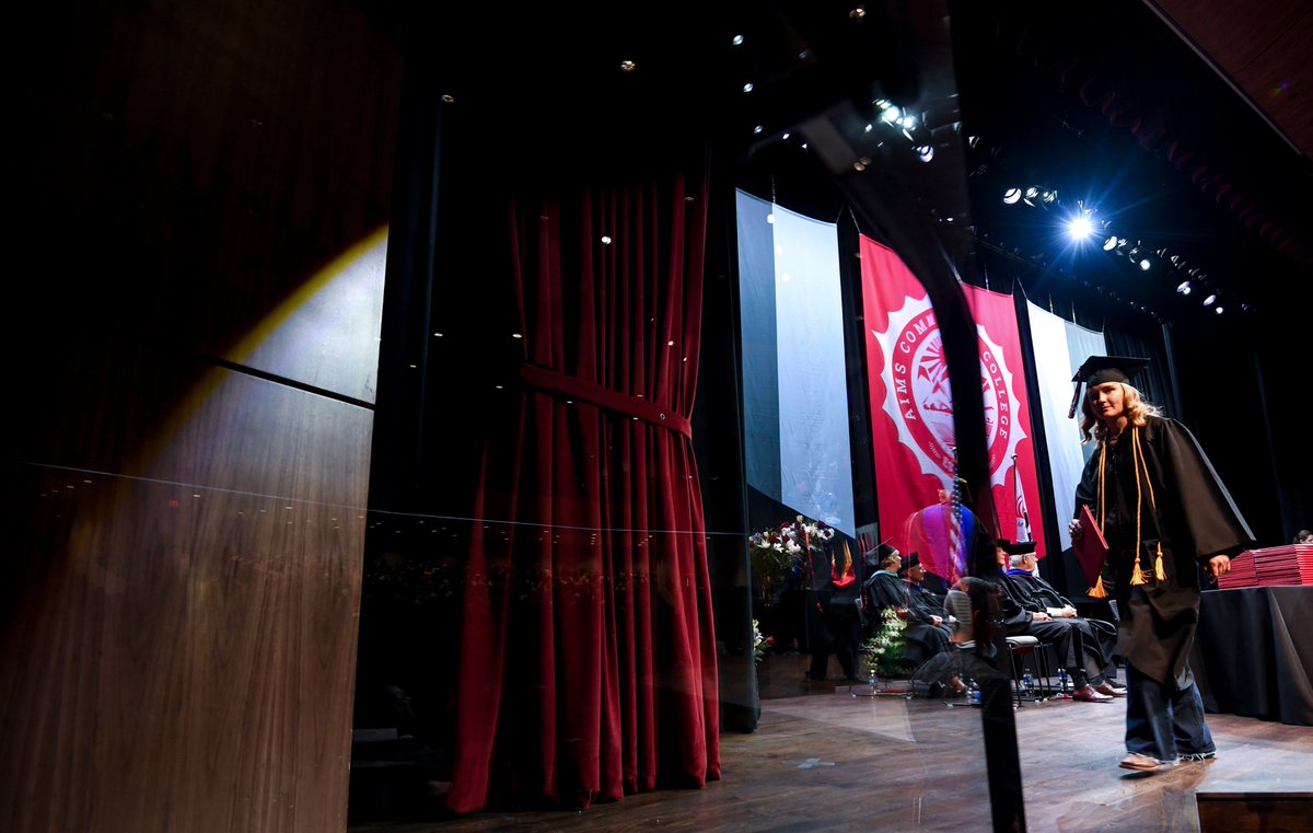 AlexMcIntyre520's tweet photo. A few scenes from Aims Community College's spring commencement ceremony in the newly opened Aims Welcome Center in Greeley. Friday, May 13, 2022 | More photos: https://t.co/TSdsRTuZOb | 📸 for @GreeleyTribune https://t.co/rosk1hMeP8