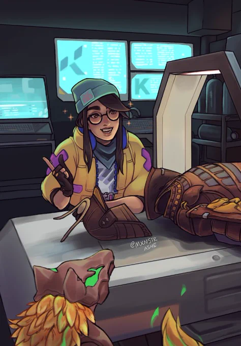 a part of a Valorant piece I did awhile back🧡 