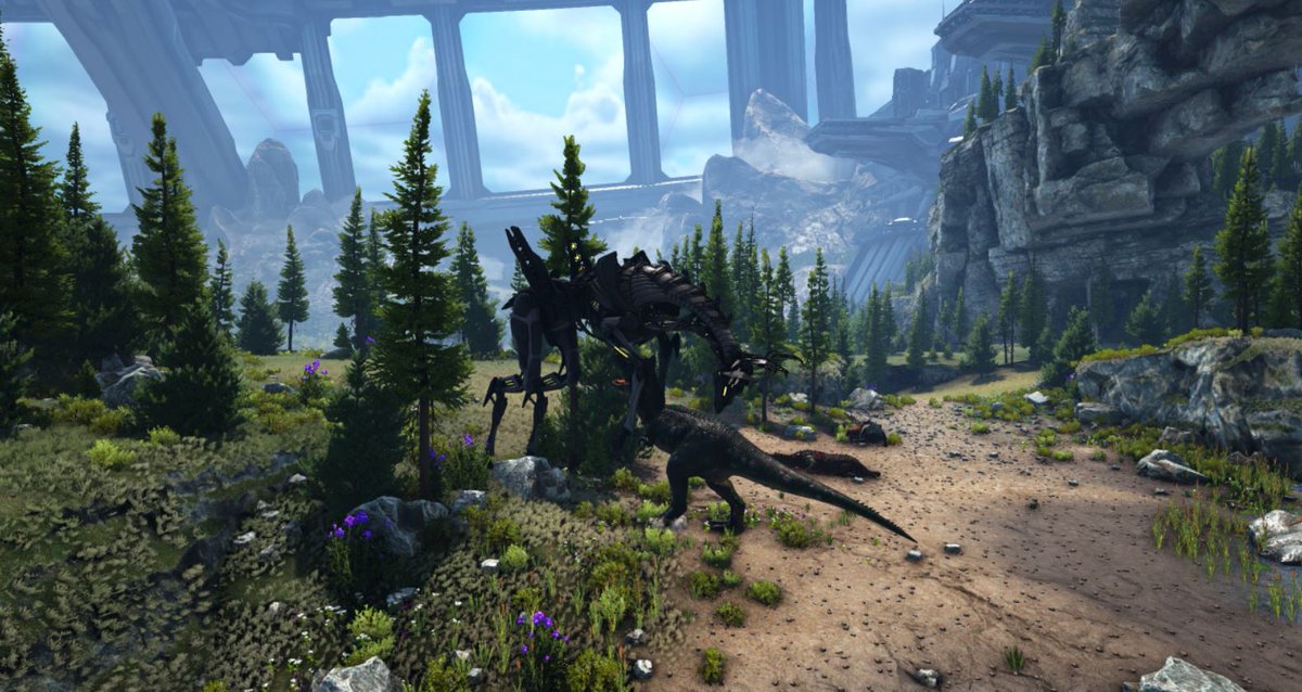 PrimalRageGamin's tweet photo. Howdy, #PRG family!
Send out the #alerts - #Skynet is alive - I repeat, Skynet is #alive
The #terminators have been spotted on our #Ark servers - they are #disguised as #dino mechs.
Where is #JohnConner when we need him? https://t.co/GhIqSCbdsO