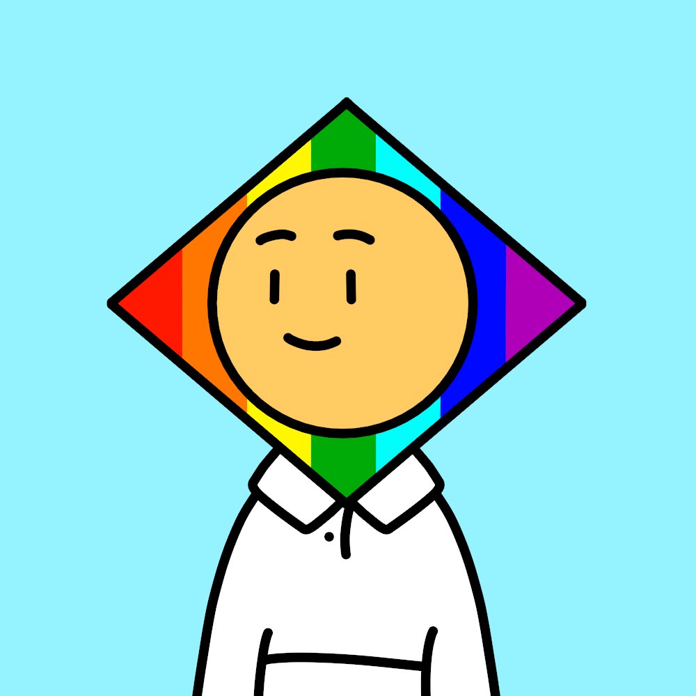 UNNMAl's tweet photo. Rainbow Boy #nft #nftcommunity https://t.co/YBNvvDYrj8