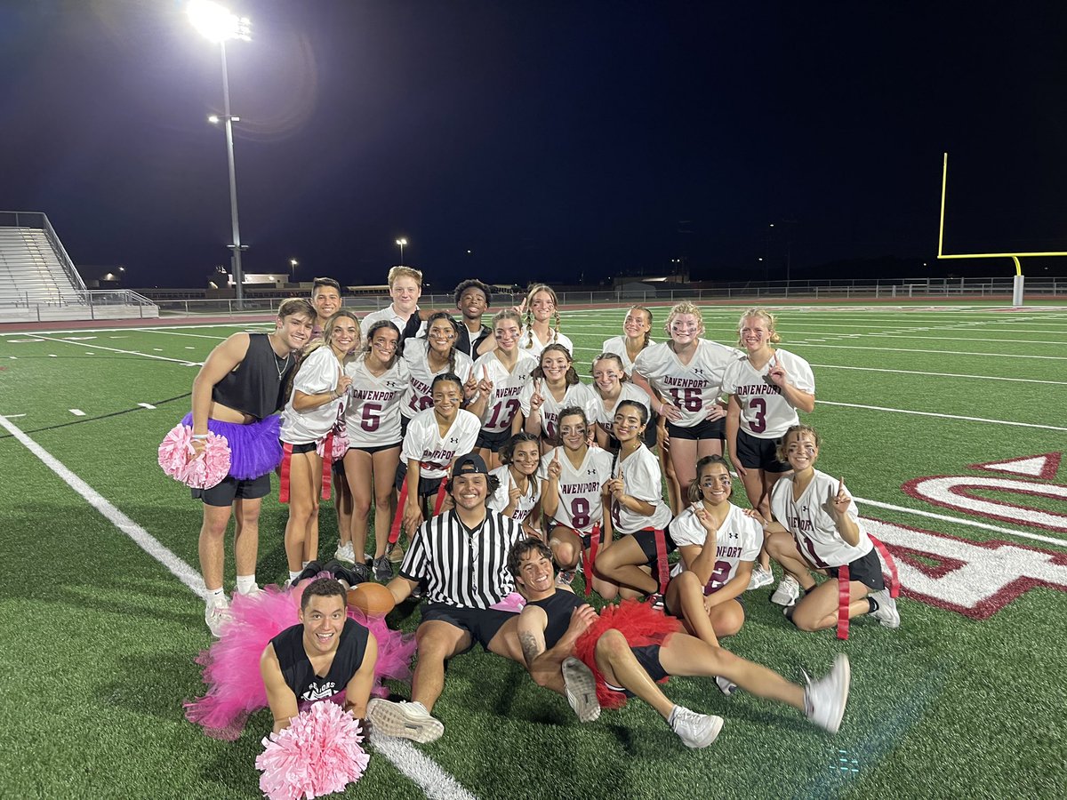 First annual Powder Puff game is in the books! What a fun way to pass the torch 🐺♥️ <a href="/Davenport_HS/">Davenport High School</a> <a href="/DavenportWolves/">DHS Wolves Athletics</a> <a href="/BuildThePack/">BuildThePack</a>