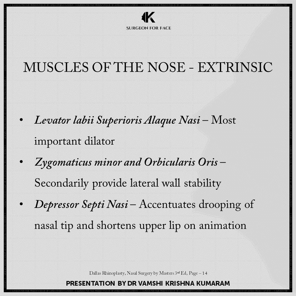 SurgeonforFace's tweet photo. Rhinoplasty

Extrinsic Muscles of the Nose

#nose #muscles #education  #extrinscimuscles #voluntarymuscles #facialmuscles #facialsurgery #nosejob #hyderabad #india #rhinoplastyinhyderabad #btxa #crookednose #vamshikumaram #surgeonforfaceknowledge #surgeonforface https://t.co/M9n7ruIlN7