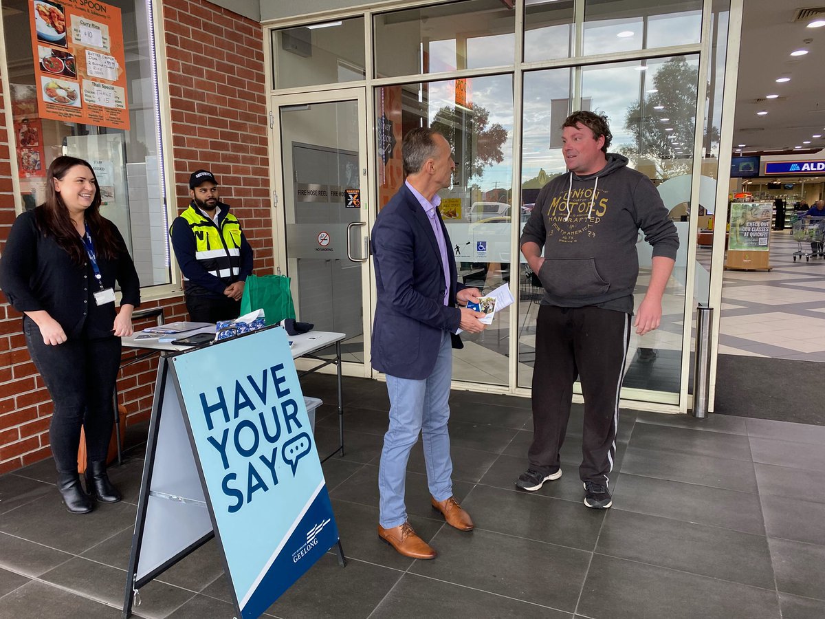 EddyKontelj's tweet image. Thank you to everyone who came out to meet and speak with me today at listening posts in West Geelong and Newcomb. I really appreciated the feedback, ideas and discussions. Even got to catch up with community advocate John Verikios 👍🏼🙏🏼 #community #geelong #listentocommunity