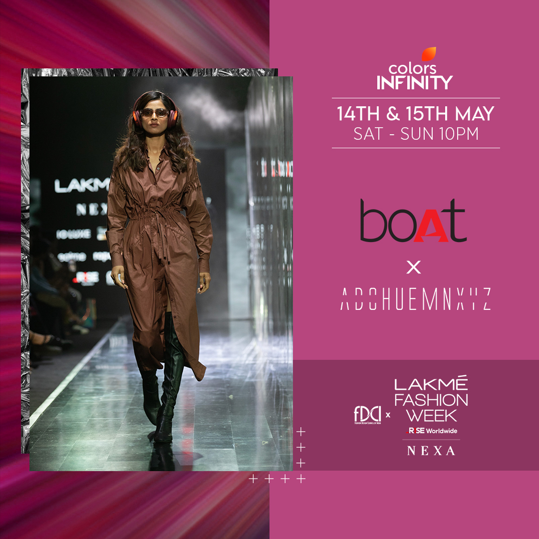 .<a href="/RockWithboAt/">boAt</a> X <a href="/_huemn/">HUEMN</a>’s collection displayed the contrast between the choices of each individual.
Watch it this weekend at 10PM on <a href="/colors_infinity/">Colors Infinity</a> 

@lakmefashionwk <a href="/ILoveLakme/">Lakmé India</a> <a href="/fdciofficial/">FDCI</a> <a href="/R1SEWorldwide/">RISE Worldwide</a> <a href="/NexaExperience/">Nexa Experience</a> <a href="/TRESemme/">TRESemmé</a>
#ExploreMore #FDCIxLakméFashionWeek