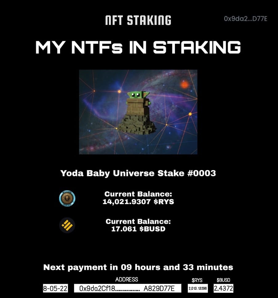 ReynVerse's tweet photo. DO NOT FORGET THAT YOU BUY IN PINKSALE YOU EARN 2 NFT TO STAKE YOU CAN GENERATE 161,940.07% APY ON $BUSD &amp; $RYS
#tokens #nftart #NFTs #NFTCommunity #NFTCollection #presaletoken #BNB #BNBGem #AirdropCrypto #Airdrops #BinanceSmartChain #NFTGiveaways #x100coin #X100GEM #Metaverse https://t.co/S2fuDdUBrJ