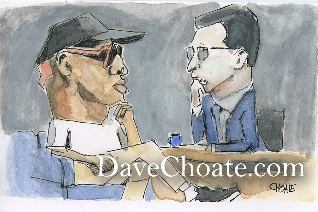 Happy Birthday wishes to Dennis Rodman and Stephen Colbert. Original and prints available at  