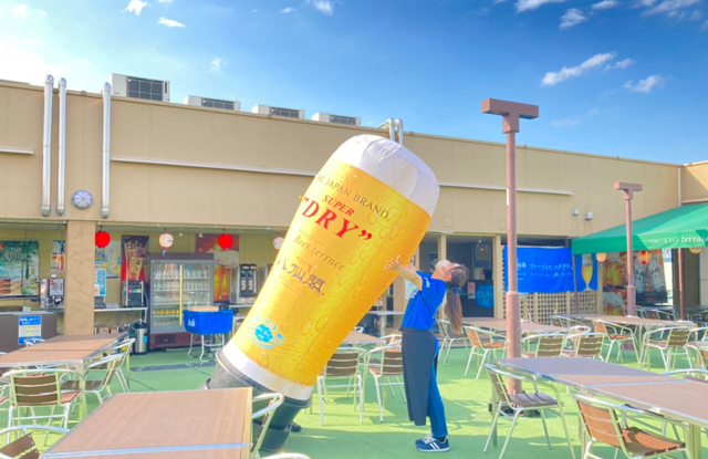TwitFukuoka's tweet photo. 屋上で楽しむビアガーデン「天神スカイビアテラス」オープン！詳細こちら→ https://t.co/QBb9o4TKpj https://t.co/CFApDKLxkT