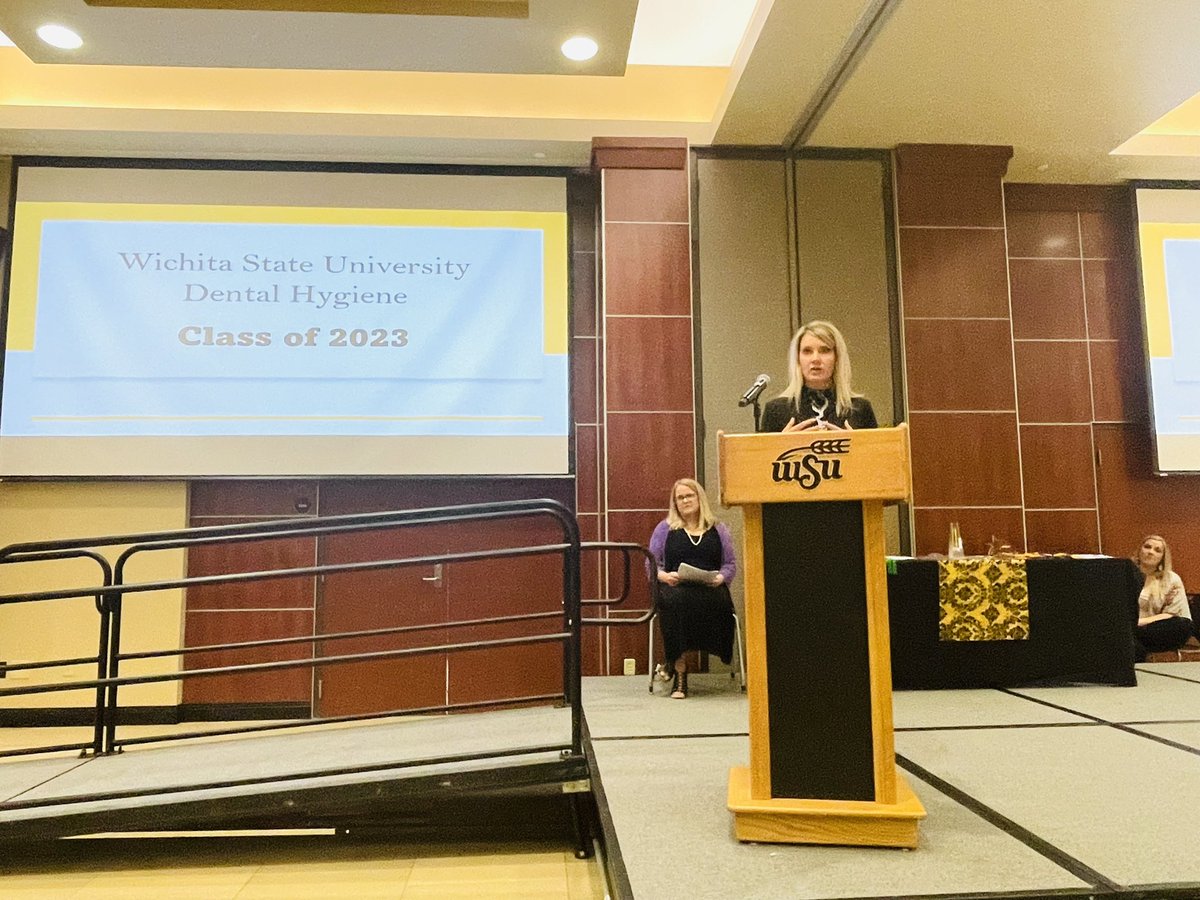amburalfaro's tweet photo. I had the honor to be invited to speak yesterday to the students at the WSU Dental Hygiene Advancement Ceremony honoring leaders in the program for patient care and professionalism 🦷 #WSU #dentalhygienist #HealthcareProfessionals @WSU_CHP https://t.co/NheKP5e8jj