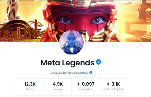 Great News <a href="/metalegendsnft/">Meta Legends</a> is verified on <a href="/opensea/">OpenSea</a> get in while you still can 👀🔥 So much coming #Land  #NFTshill #BlueChipNFT #BAYC #MAYC #azukinft #NFTCommmunity #NFTs $eth #GoLegends #P2E #PlayToEarn #Metaverse #MetaverseNFT