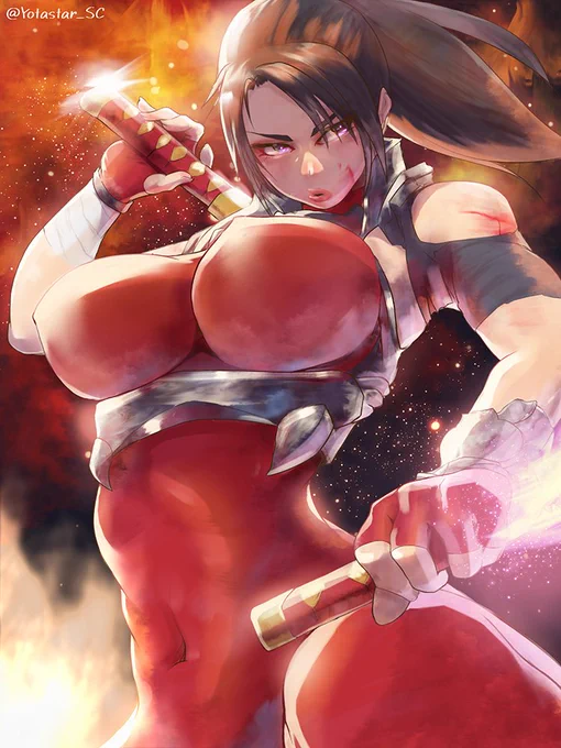 お前はここまでだ…

#格ゲーキャラ描こうぜ #ソウルキャリバー #SC6 