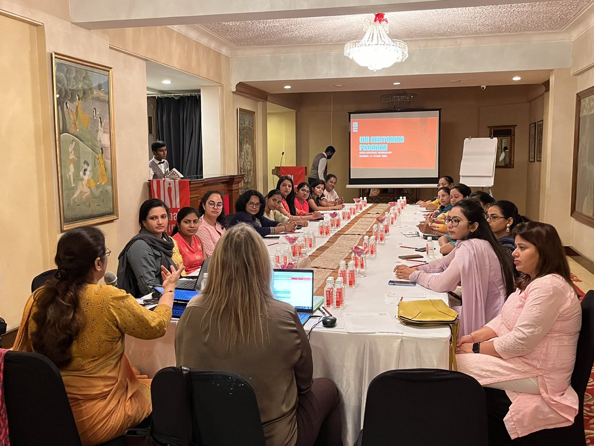 uni_equal's tweet photo. Welcome Indian 🇮🇳 sisters to our #UNIMentoringProgram 2️⃣2️⃣ engaged and motivated women joining this new stage of our program. Because stronger women make for stronger unions! 💪🏻💪🏼💪🏾💪🏿@veronicauni @marta_uni @RajendraUNI @uniapro https://t.co/Z8OdtlljEB