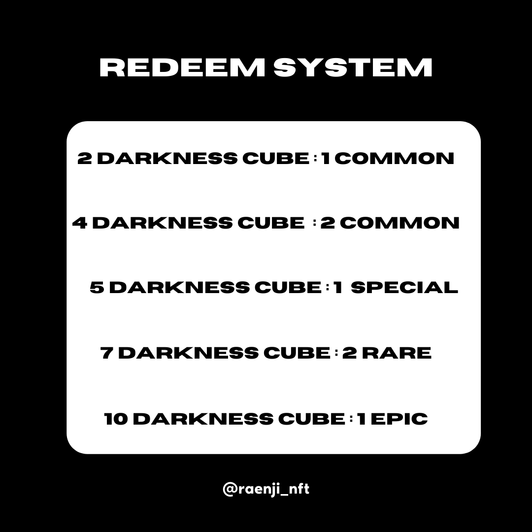 The newest utility from RAENJI (Reedem System)🙌

#NFT宣伝枠  #NFT買います #NFT #NFTS #NFTJAPAN #NFTdrop #NFTcollector #NFTcollection  #nftartwork #nftartist #opensea #openseanft #polygon #artwork #nftcommunity #nftcollectibles