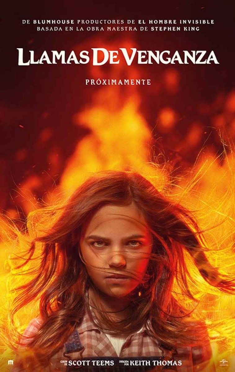 SandymoonMX's tweet photo. #Firestarter versión de la clásica novela de #StephenKing de 1980 (protagonizada por #DrewBarrymore y #MartinSheen) en esta ocasión protagoniza #ZacEfron y #RyanKiera  Una morra es piroquinética 🔥 y el gobierno quiere usar sus poderes como arma. En #cines ya #sandymoon #rt https://t.co/YavCYnHE0T