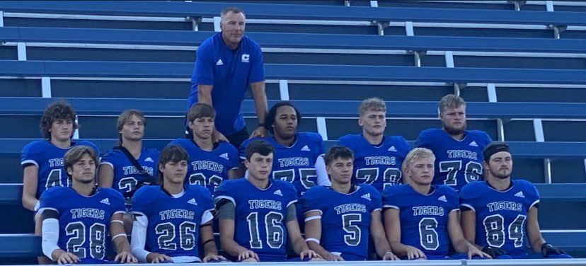Somewhere in this beautiful picture you’ll find these amazing Sr football players. They successfully passed the torch to next years group to continue the streak of 17 straight years of 100% graduation rate for our Sr class. Want to graduate? Play football! #buildingchampions
