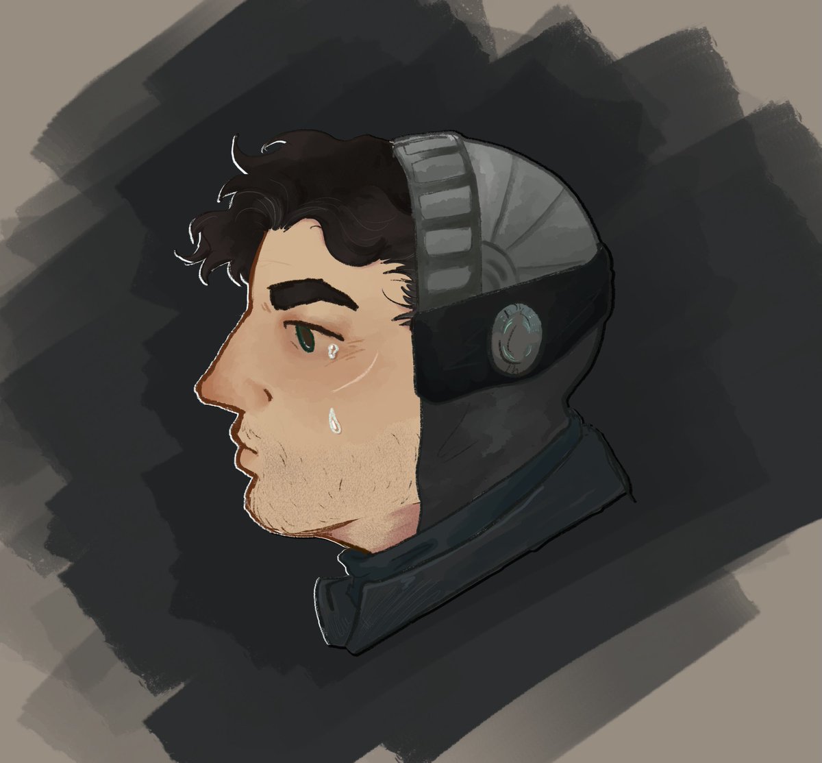 _stunk's tweet photo. Mandatory monthly Barney Calhoun side profile drawing #halflife2 #barneycalhoun https://t.co/PIXEhS1B7J