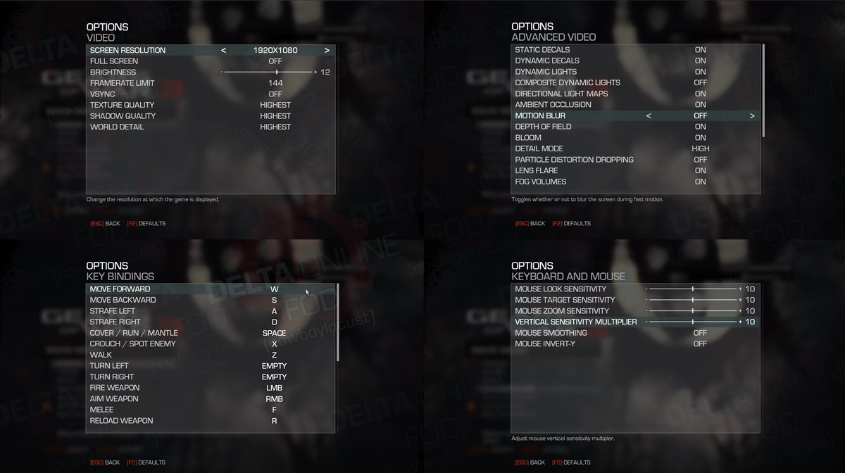 DeltaOnlinePC's tweet photo. With Delta Online you’ll be able to change Graphics settings/Key-binds just like any Retail PC game. #Gears3 https://t.co/htaF5vwIgy