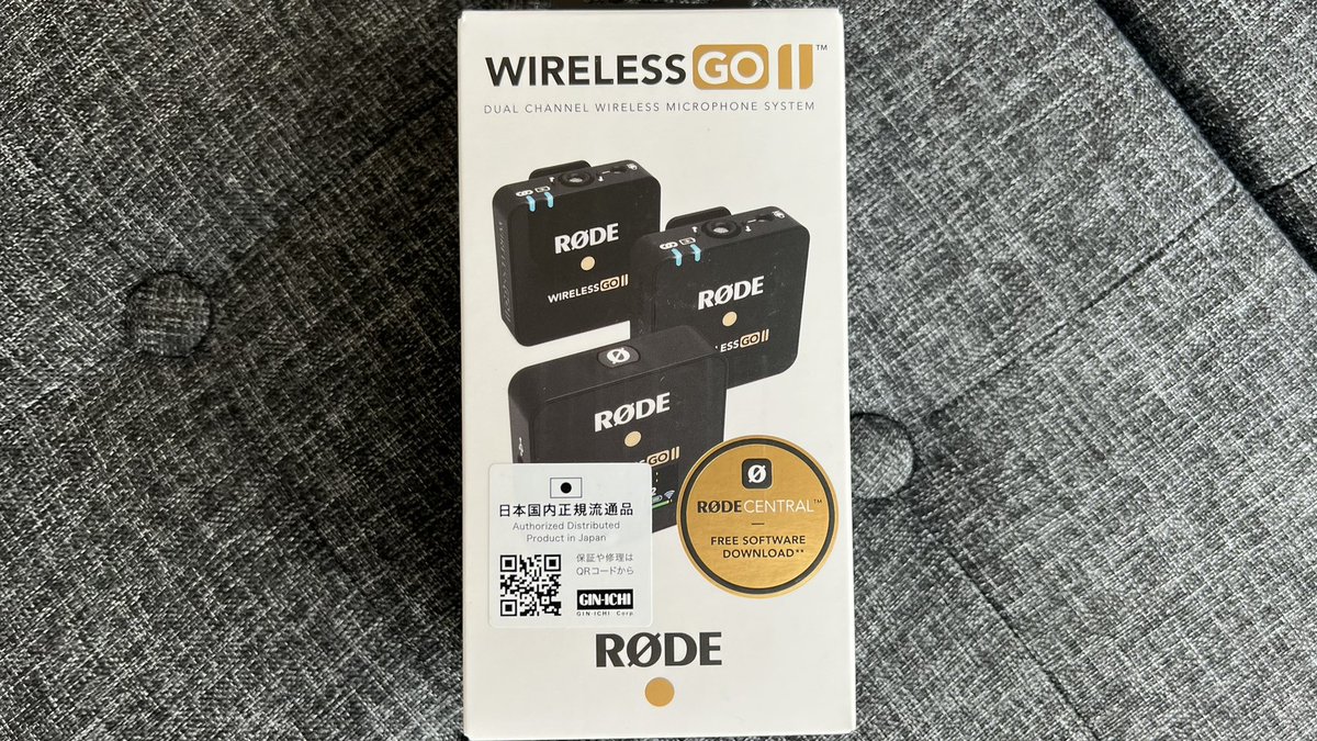 shunsuke_cd's tweet photo. 2年前からマイク沼にハマり、これで最後？と思えるRODEのワイヤレスGO2を購入。ピンマイクが2つあるのでいろんなことに使えること、出張に持っていくにもコンパクトなので重宝しそうです。これを買ったからには、自分のコンテンツ作りもしないとですね。 #RODE #wirelessgo2 #マイク #マイク沼 https://t.co/tdsZRwsMG9