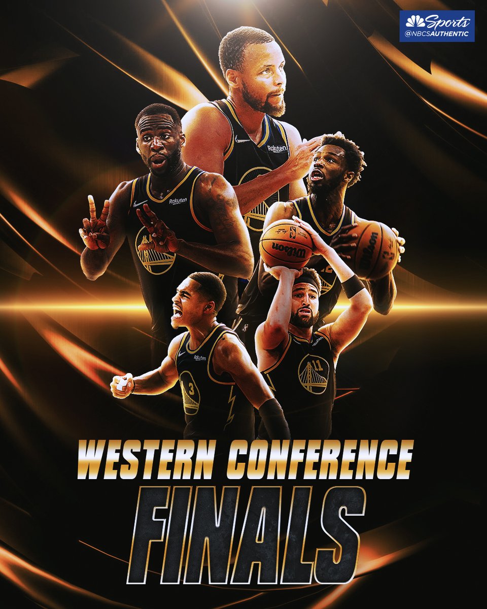 NBCSWarriors's tweet photo. The Dubs are heading back to the WCF 🙌 https://t.co/OW6fqOlSXe