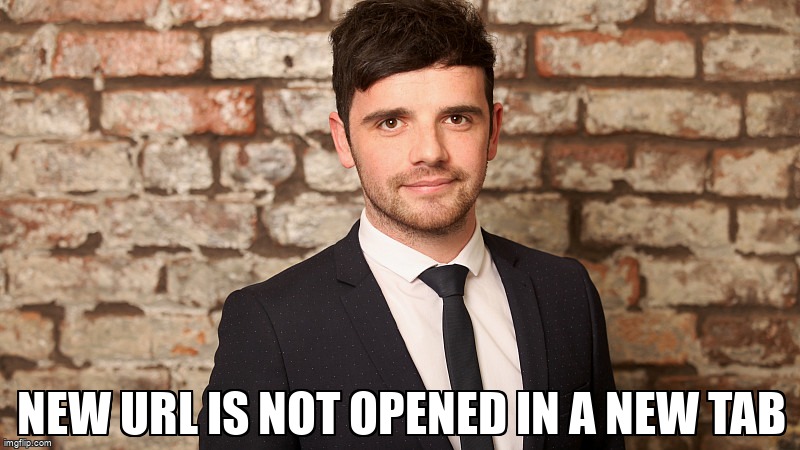 overflow_meme's tweet image. New url is not opened in a new tab stackoverflow.com/questions/7223… #vuejs #javascript #vuejs2