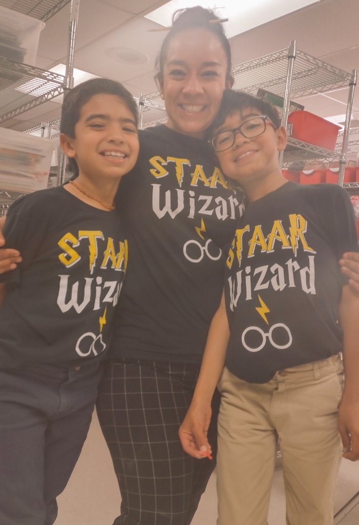 shinancyo's tweet photo. What a week! STAAR wizards ready and successful track event! https://t.co/5xpfN597iL