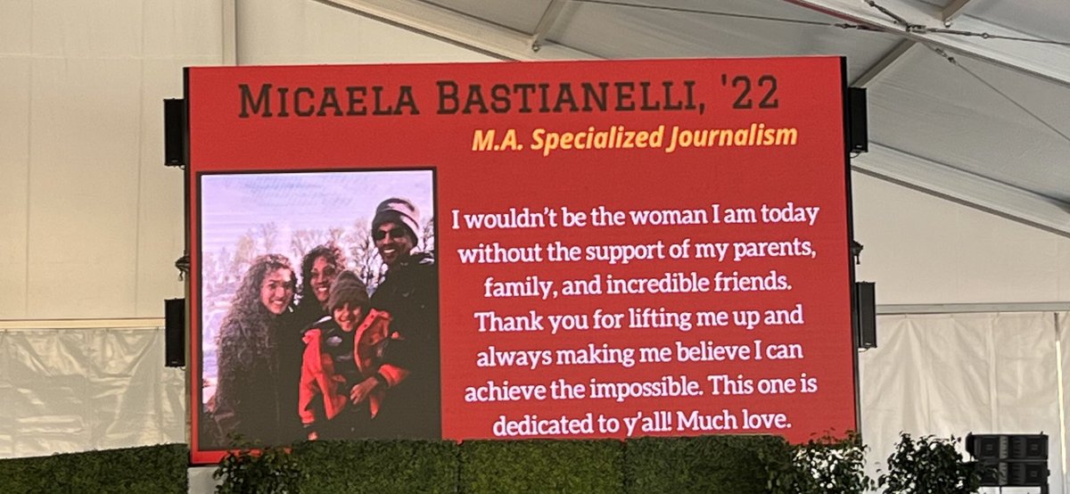 NicolRHoward's tweet image. Less than a year later…

She did it.

We are proud of you, @MicaelaNicolB! What a lovely week of celebrating your accomplishments.

The marathon continues.
#USCGrad