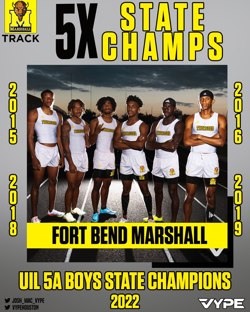vypehouston's tweet image. STORY: "Everybody in the program has the same mindset. They move the same as a coaching staff. A lot of sacrifices were made."

FB Marshall boys &amp;amp; girls track &amp;amp; field programs have new hardware as 2022 Class 5A State Champs. #vypecampus 

READ: vype.com/Texas/Houston/…