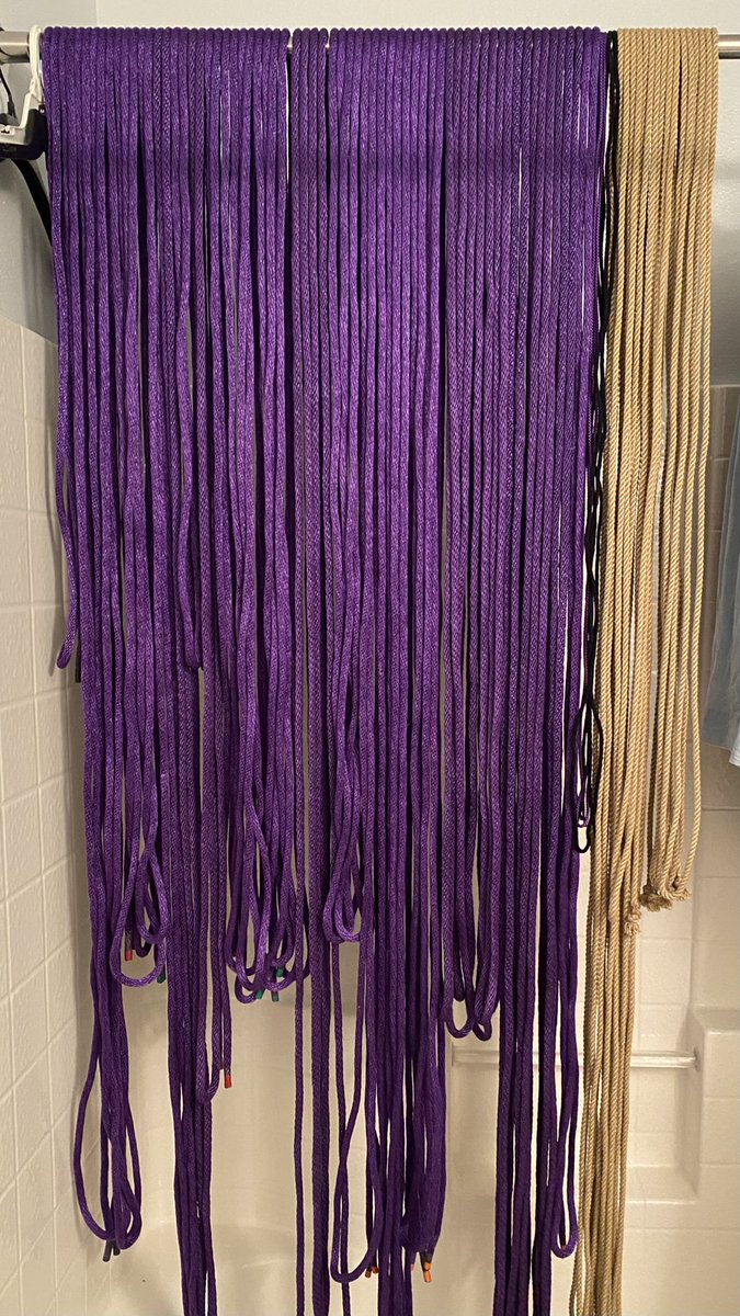 After traveling from @EXXXOTICA Chicago to a vanilla gig then to @torture_garden Las Vegas, I finally had time to wash the 600 feet of rope I used in the @KinkyKollege #dungeon alongside our friends from @kinbakustudio. @scar_sinclair, you recognize the natural colored rope, yes?