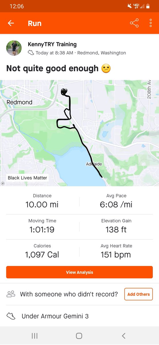 KennyTRYtrain's tweet photo. Clocked me a 5:43 split mile 4 tho.. 

#REAPSOULS https://t.co/qBq5f6YbBl