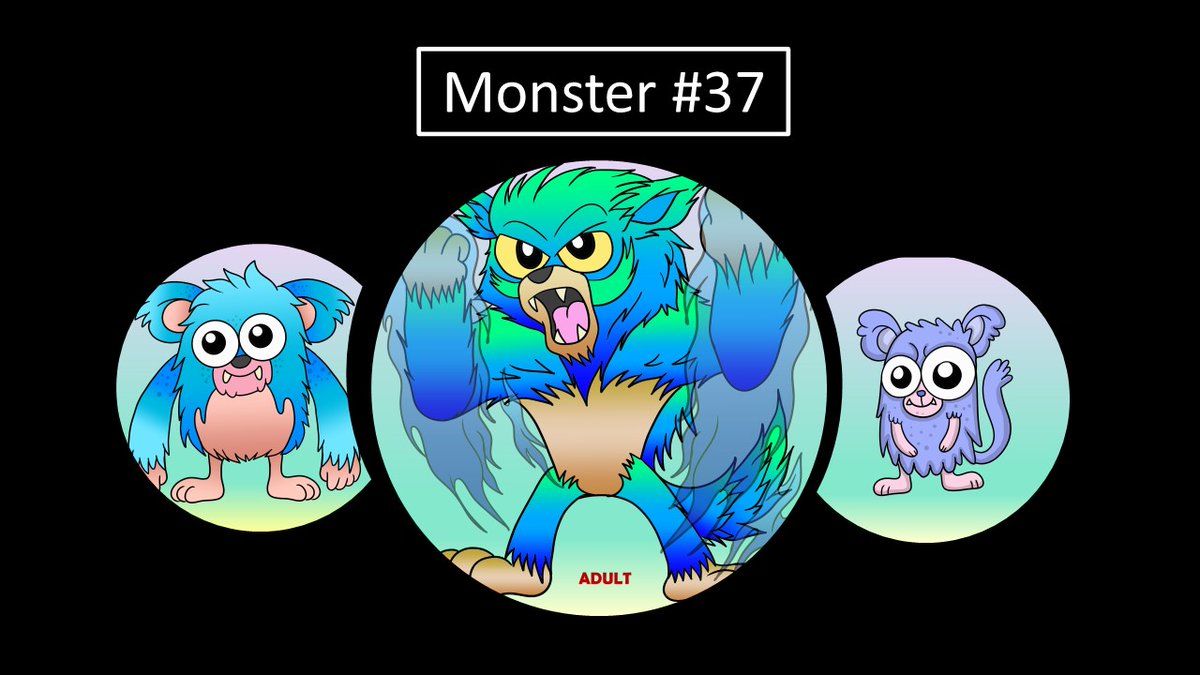 MonsterInvazion's tweet photo. See how our monsters have evolved! They look so magnificent in their adulthood! 

We are currently allowing all baby holders to evolve their monsters to adult stage at a special price! Do join our discord to learn more! 

#XRPCommunity #NFTCommunity #Monsters #sologenic https://t.co/L3ntp4W4Vm