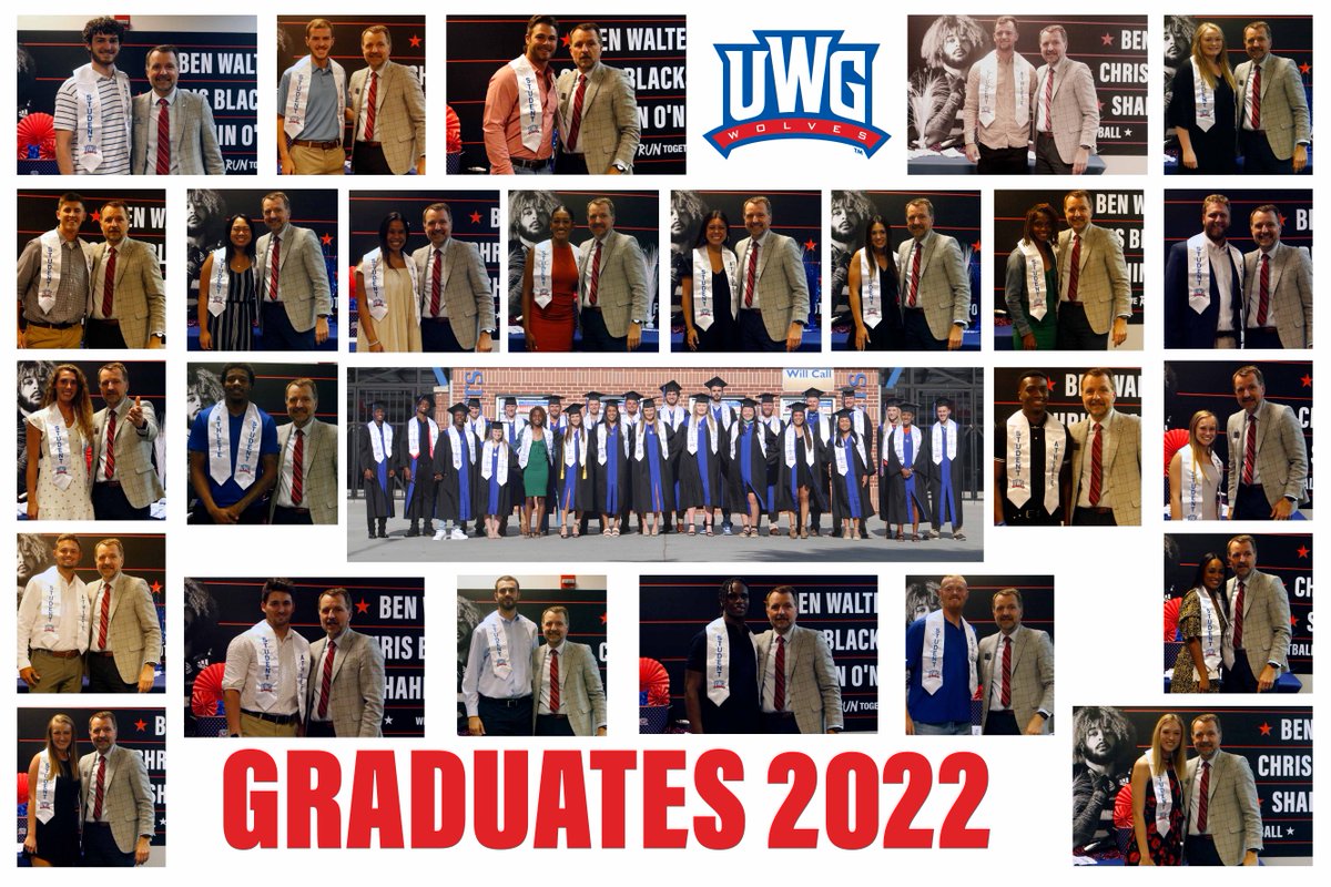 UWGAthletics's tweet photo. Congratulations to the 48 student-athletes who will walk the stage today! 

#WeRunTogether https://t.co/ETLObhXdyF