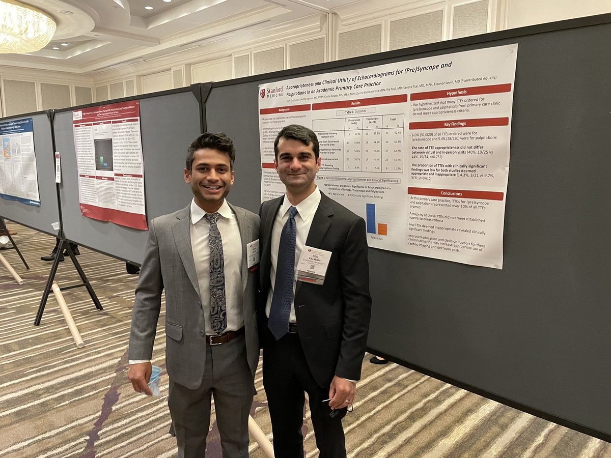 Neil Kalwani (@neilkalwani) on Twitter photo Proud of 🌟 <a href="/StanfordMed/">Stanford Medicine</a> student <a href="/KushGupta_MD/">Kush Gupta</a> for taking a day off from the MICU to present his poster on appropriateness of <a href="/StanfordHealth/">Stanford Health Care</a> echo orders at #QCOR22! <a href="/eleanorlevin/">Eleanor Levin</a> Proud of 🌟 <a href="/StanfordMed/">Stanford Medicine</a> student <a href="/KushGupta_MD/">Kush Gupta</a> for taking a day off from the MICU to present his poster on appropriateness of <a href="/StanfordHealth/">Stanford Health Care</a> echo orders at #QCOR22! <a href="/eleanorlevin/">Eleanor Levin</a>