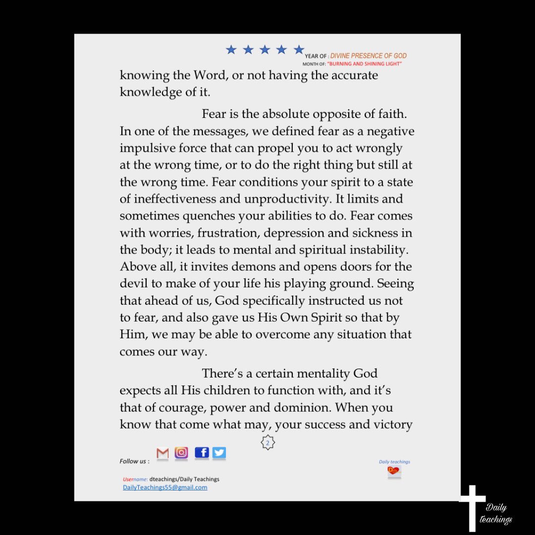 TeachingsDaily's tweet image. How much of the word do you have in you?🤔

How much do you know?🤔

Do you have the accurate knowledge of God’s in you?🤔

We got answers for you 🫵🏼
#refusetofear 
#burningandshininglight 
#divinepresenceofGod