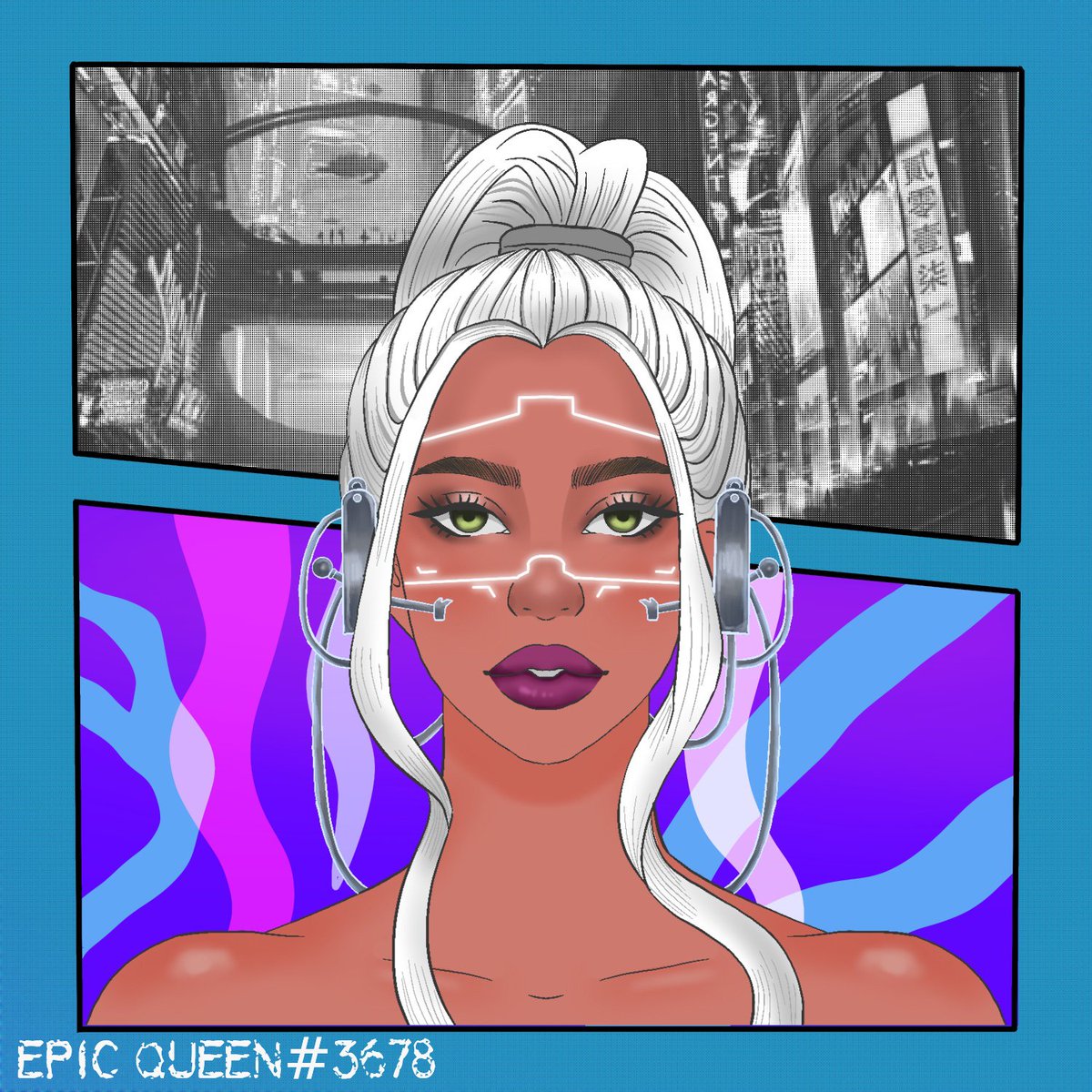 smartwhalee's tweet photo. @0xElectricsheep a woman with class and elegance ✨ #Ultiverse #ElectricSheep https://t.co/yS3eqgnu4r