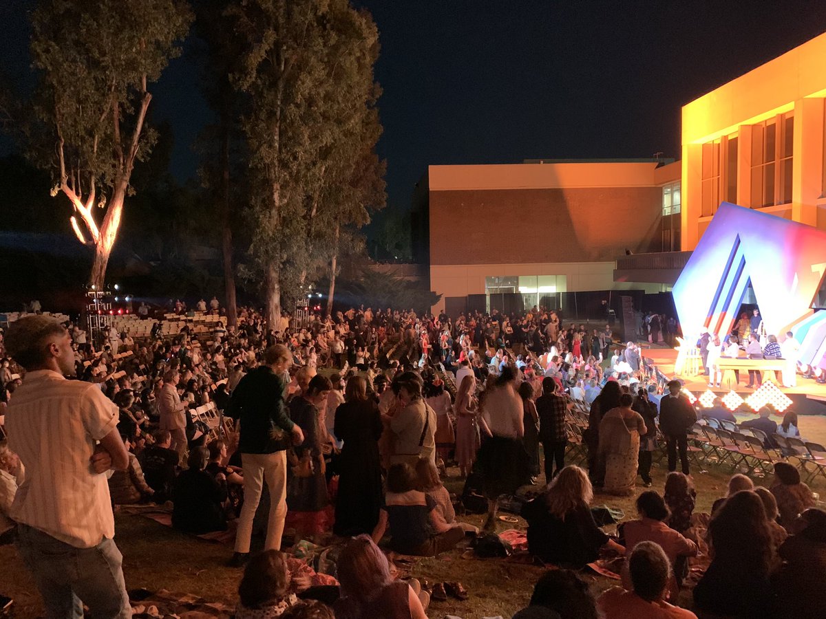 CalArts's tweet photo. That’s a wrap, folks! We can’t wait to see what our grads do out there in the world!
#calarts2022 #calartsgraduation https://t.co/blKbgVhSrk