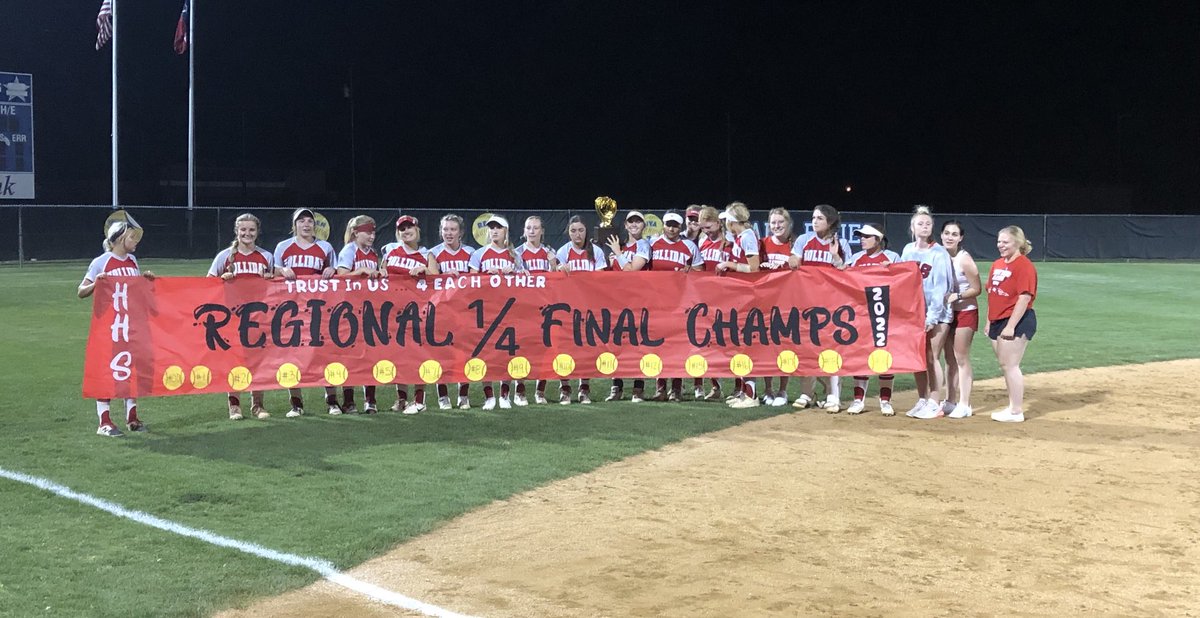 Regional Quarter Final Champions!  HERO!